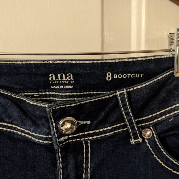 a.n.a Bootcut Jeans, Blue, 8 - Picture 6 of 10